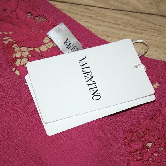 Valentino Knit Sweater with Lace Detail - Picture 12 of 12